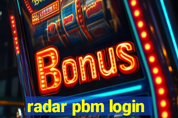 radar pbm login